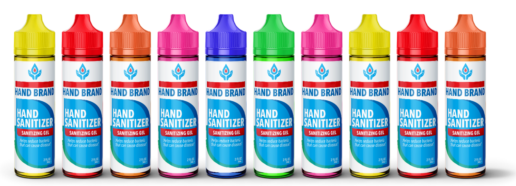 2 OZ – Hand Brand (60mL) Hand Sanitizer by HSI Professional